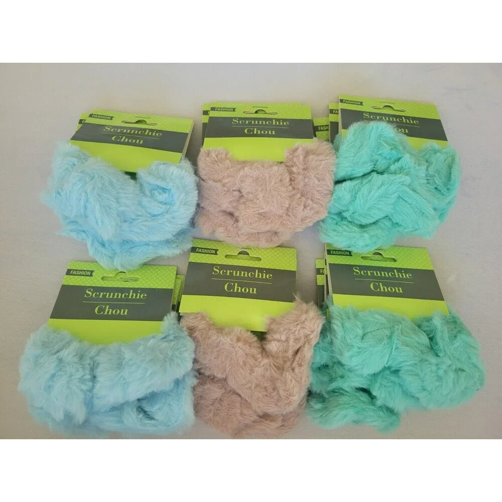 Hair Accessories Scrunchies Headbands Clips Ties Lot of 102 Pieces New With Tags